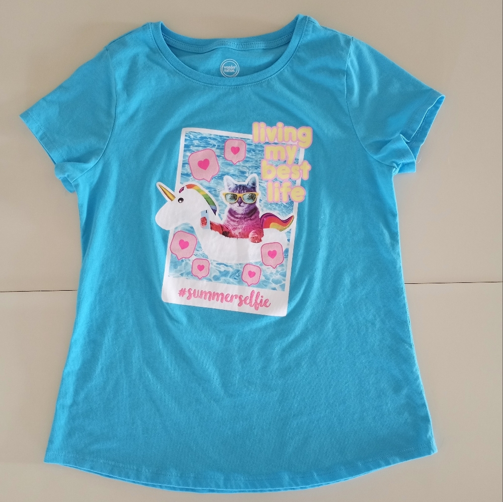 Girls Graphic Tee Shirts Tops Bundle Size 14/16 XL - Picture 3 of 16